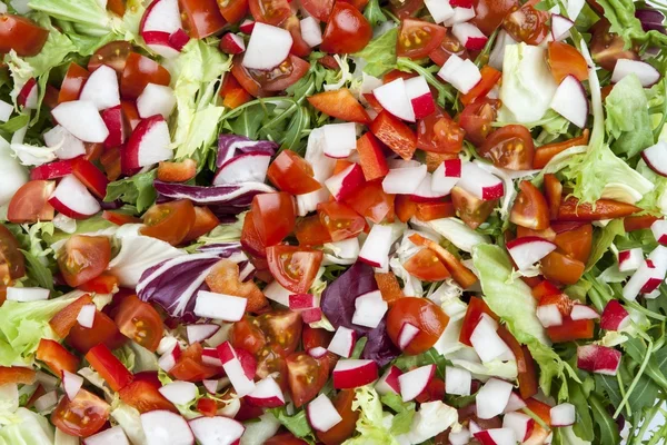 Groente salade, achtergrond — Stockfoto