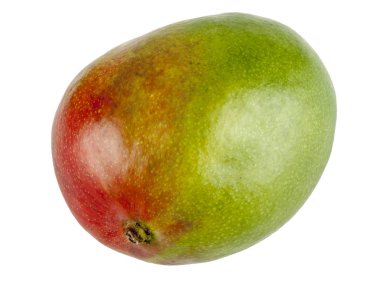 beyaz zemin üzerine taze mango