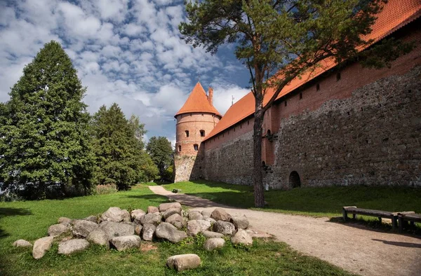 Hrad Trakai v Litvě — Stock fotografie