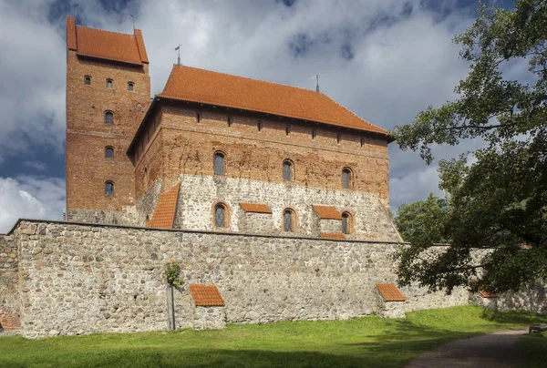 Castelo da Ilha de Trakai na Lituânia — Fotografia de Stock