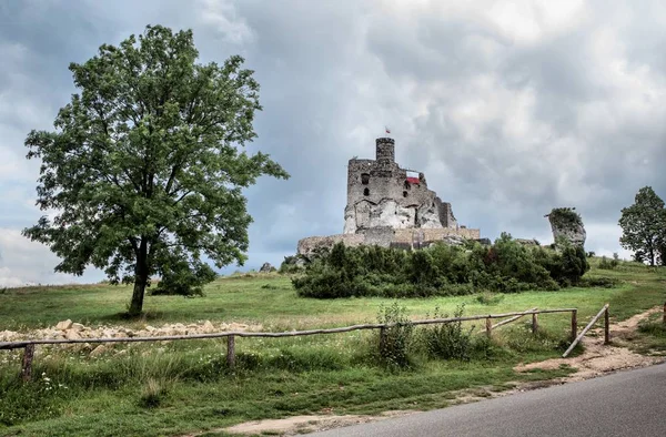 在波兰的 Mirowiec 城堡 — 图库照片