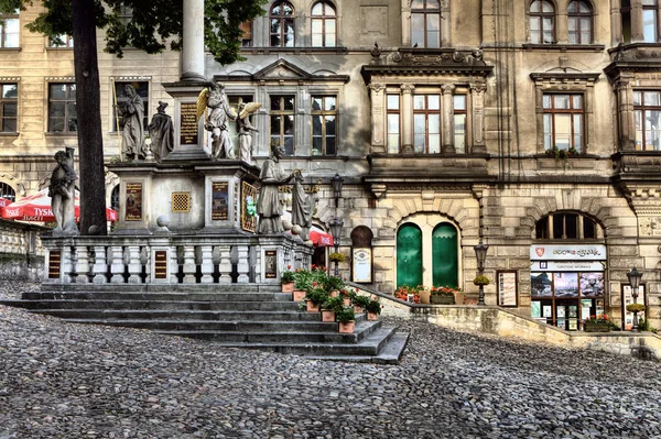 Kodzko é uma cidade da Polónia localizada na região da Baixa Silésia . — Fotografia de Stock