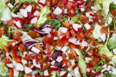 sebze ve beyaz peynir ile arka plan