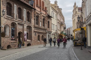 Vilnius Old Town. Vilnius Litvanya ve yüzölçümü en büyük şehri başkenti olduğunu.