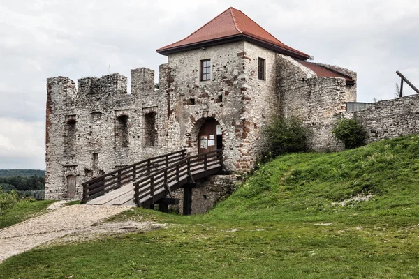 Rabsztyn Castle Gothic Castle Ruins Located Krakow Czestochowa Upland Part — Stock Photo, Image