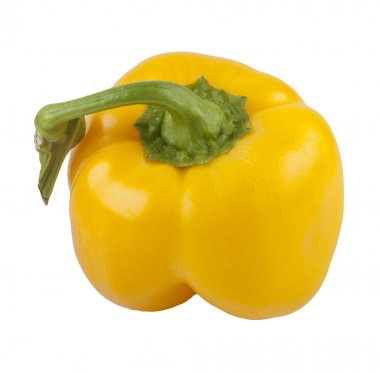 beyaz zemin üzerine taze biber