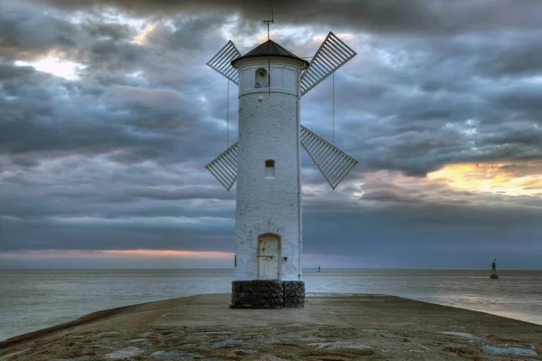 Świnoujście Polsce Jest Jednym Najpiękniejszych Miasteczek Nad Morzem Bałtyckim Europa — Zdjęcie stockowe