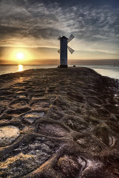 Świnoujście Polsce Jest Jednym Najpiękniejszych Miasteczek Nad Morzem Bałtyckim Europa — Zdjęcie stockowe