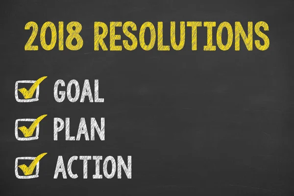 New Year 2018 Resolution Check List on Blackboard