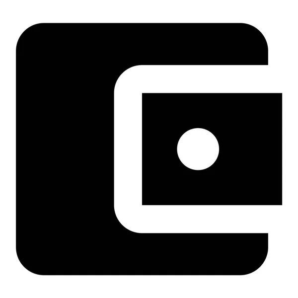 Plånbok-ikon för balans Stockillustration