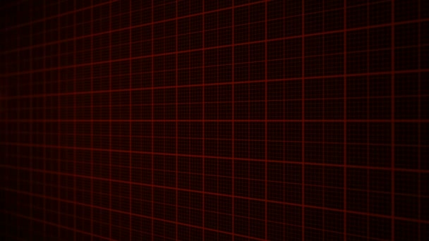 3d 动画红色心脏监视器的恋爱中的男人 — 图库视频影像