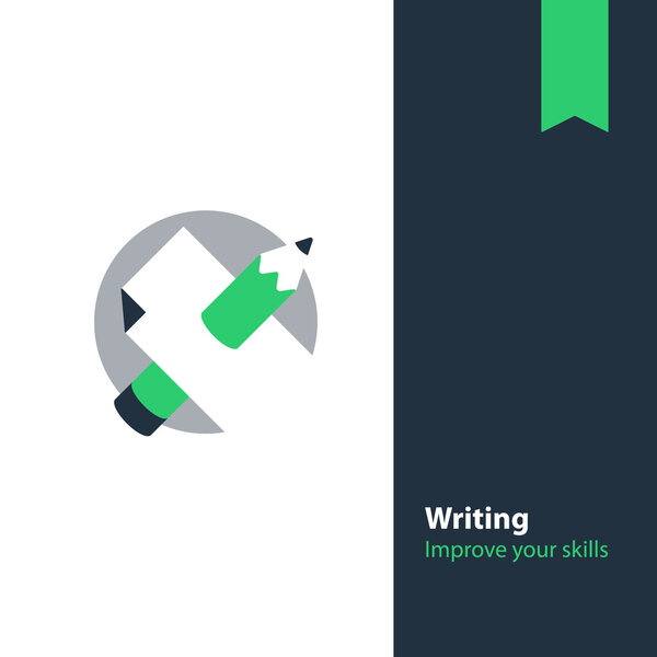 Creative writing and storytelling, education concept