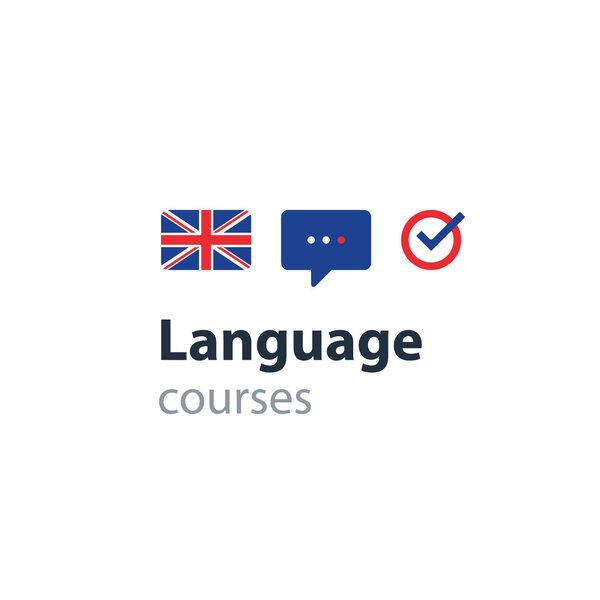 English as a second language. Fluent speaking, foreign language courses