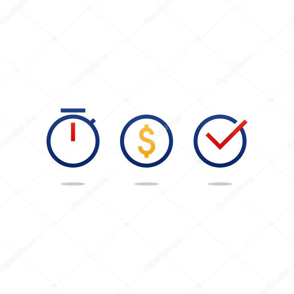 Flat design vector illustration. Finance theme concept