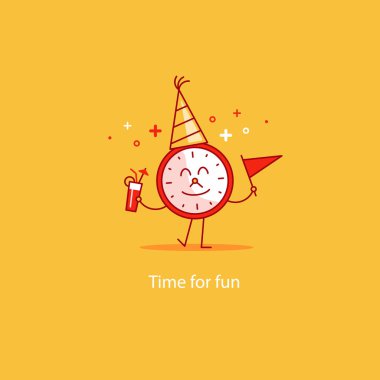 Happy hour, olay kutlama. Yeni yıla geri sayım, mutlu doğum günü partisi eğlenceli zaman