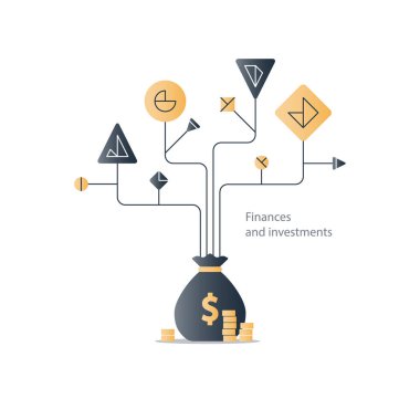 İş planı, yatırım, finans eğitim ağaç, bütçe yönetimi kurmak
