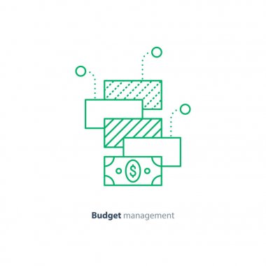 Yatırım planı, mali yapısı, para, konsolidasyon ve çeşitlendirme kaydetme