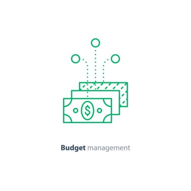 Yatırım planı, mali yapısı, para, konsolidasyon ve çeşitlendirme kaydetme