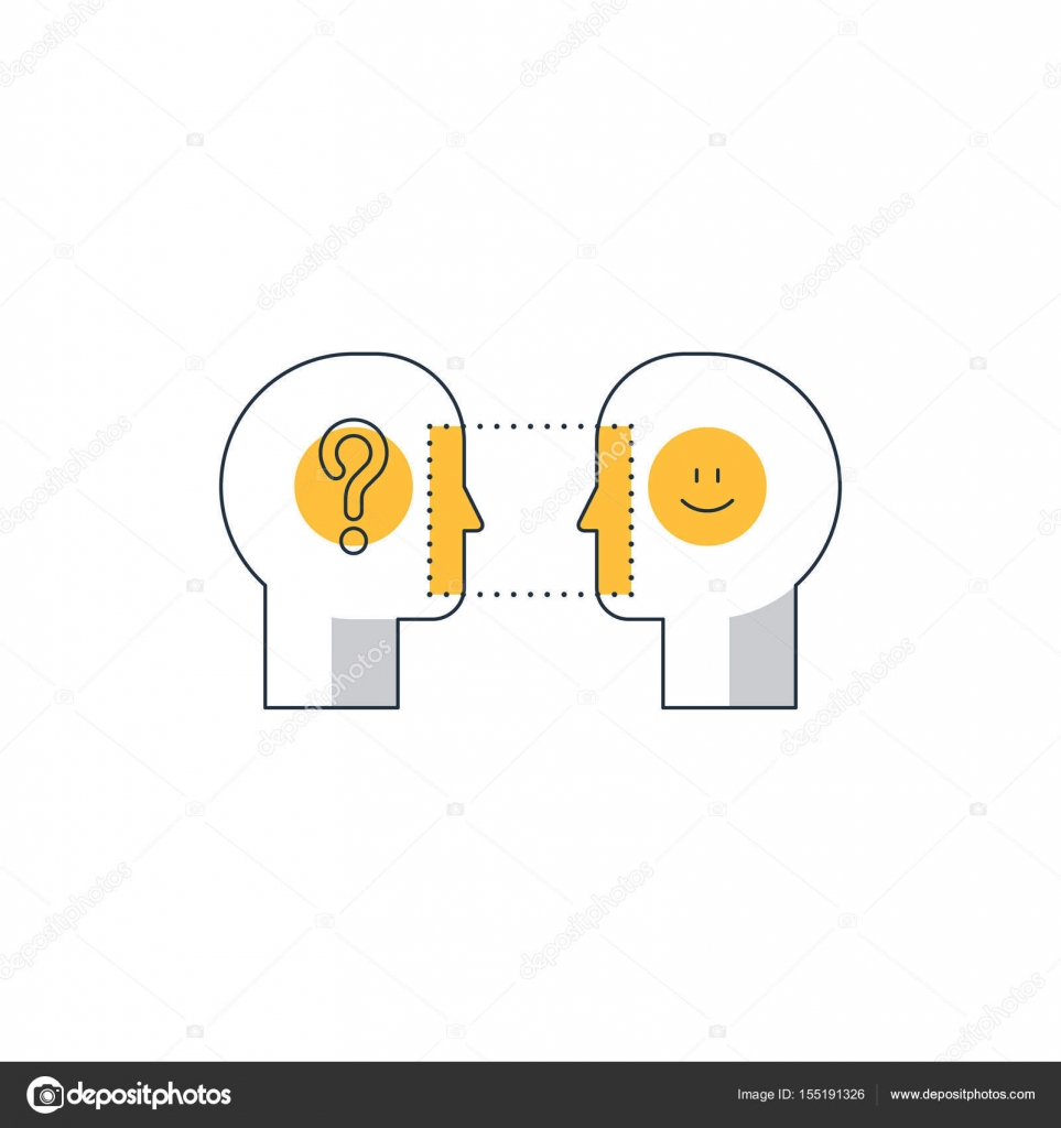 Emotional Intelligence Concept Psychology Communication Mind Science Reasonin Stock Vector Image By C Stmool 155191326