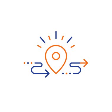 Teslimat simgesi, sipariş sevkiyat, Dağıtım Hizmetleri, yer değiştirme kavramı