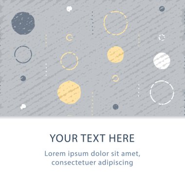 İnce doku, arka plan daire, vintage zemin, minimalist desen, Festival dekorasyon ile