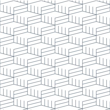 Beyaz, kesintisiz zemin, minimalist tasarım üzerinde siyah çizgi deseni