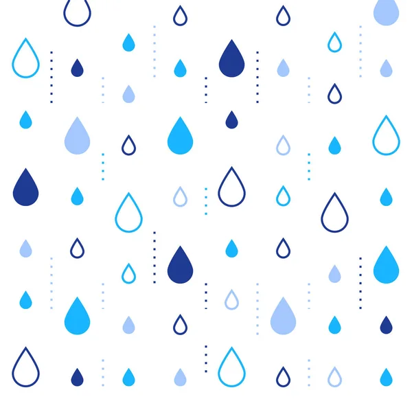 Padrão sutil, design gráfico, fundo abstrato com gotas de chuva, pano de fundo criativo — Vetor de Stock