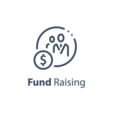 Kitle fonlama konsepti, fon toplama kampanyası, risk sermayesi, iş ödeneği