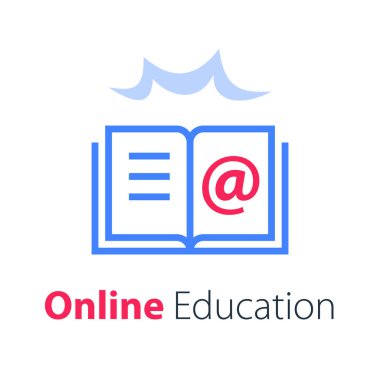 Çevrimiçi eğitim, açık kitap, internet kaynakları, web kütüphanesi, uzak öğrenim