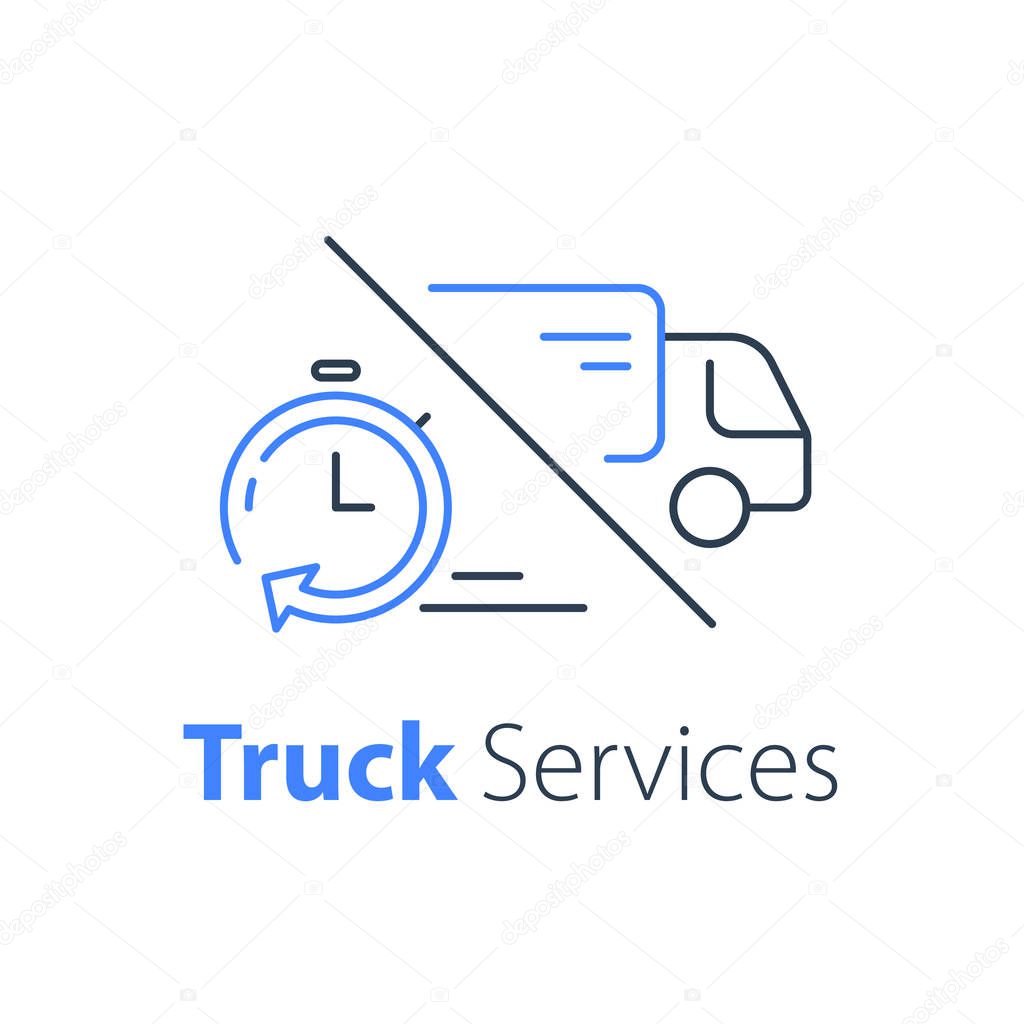 Fast truck delivery, distribution services, logistics solution, transportation company