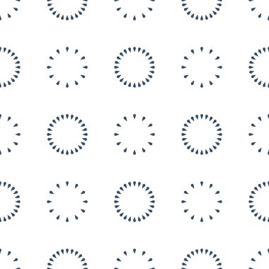 Çemberleri, geometrik arkaplanı, zarif süslemeleri olan soyut ve pürüzsüz desen