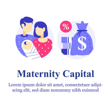 Ebeveynlik veya aile izni programı, annelik ya da babalık parası, ilk çocuk için para ödemesi