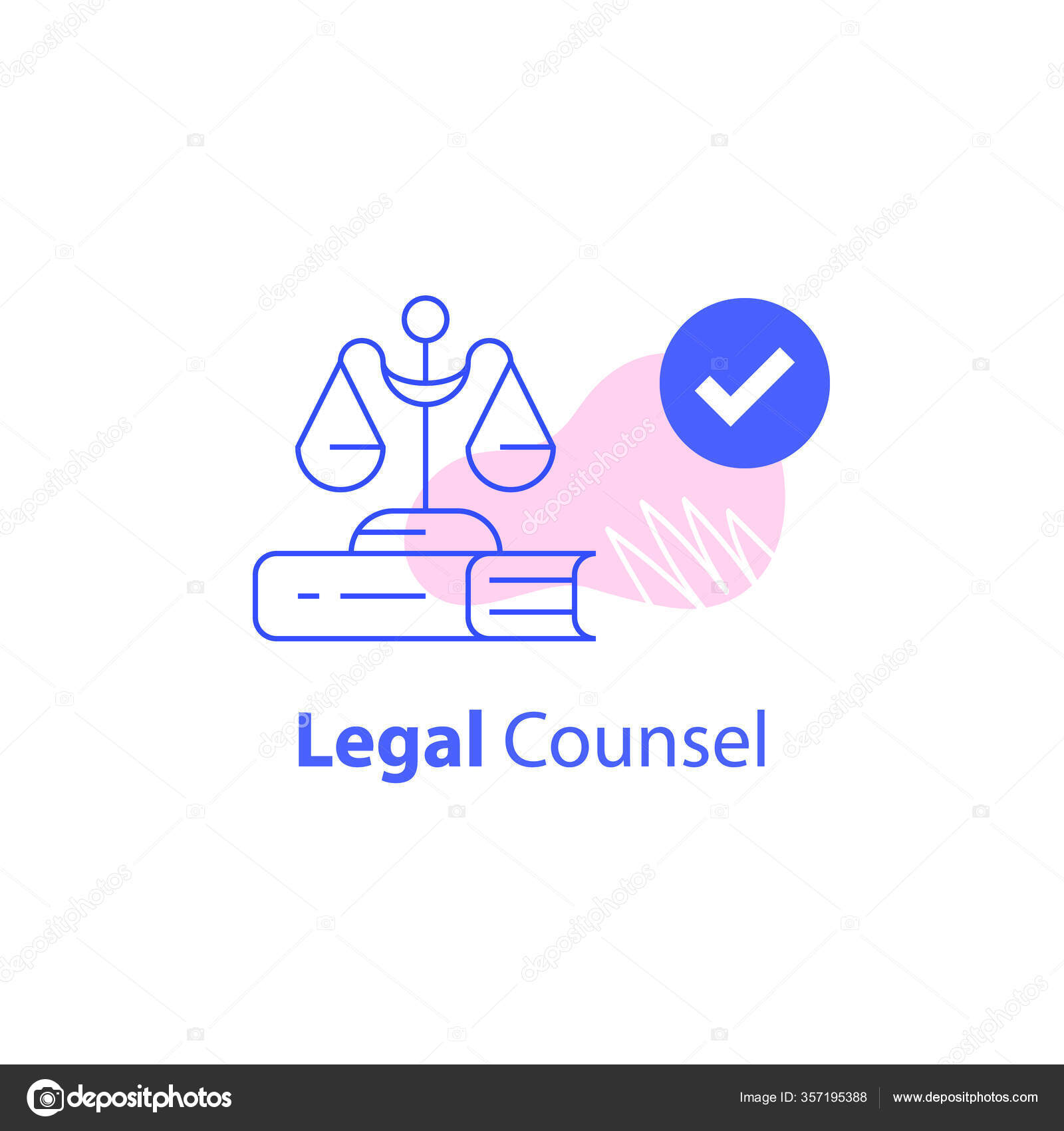 律师或律师事务所、法律服务、法律顾问、法院程序图库矢量图©Stmool 357195388