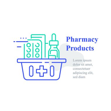 Tam eczane sepeti, tıbbi ürün siparişi, teslimat.