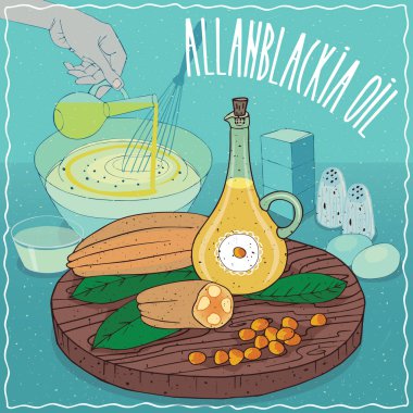 Yemek pişirmek için kullanılan Allanblackia yağı