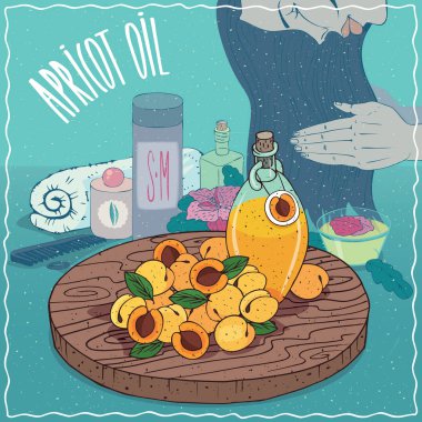 Kayısı Yağı saç bakımı için kullanılan