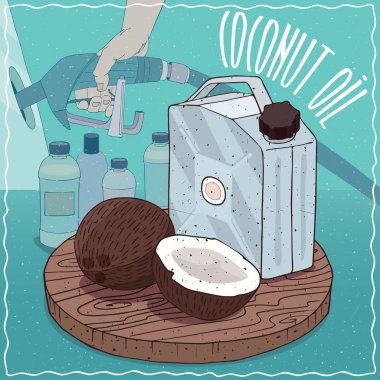 Hindistan cevizi yağı yakıt üretimi için kullanılan