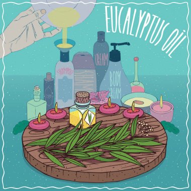 Okaliptüs yağı kozmetik yapmak için kullanılan