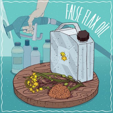 Yakıt üretimi için kullanılan sahte keten yağı