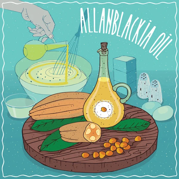 Yemek pişirmek için kullanılan Allanblackia yağı