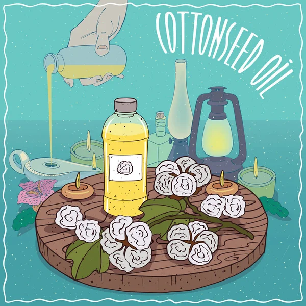 Yağ lambası için yakıt olarak kullanılan pamuk tohumu yağı