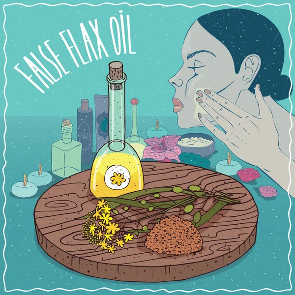 Cilt bakımında kullanılan yanlış keten yağı