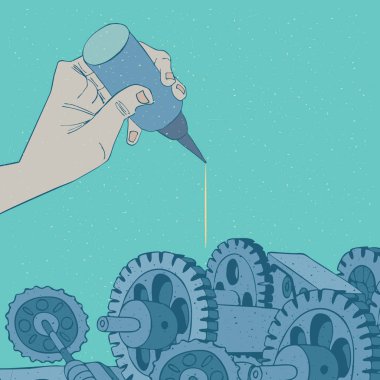 El tutma plastik yağ gres yağ ile olabilir
