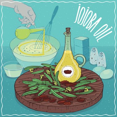 Jojoba yağı yemek pişirmek için kullanılan