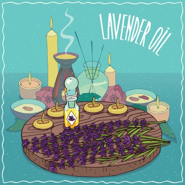 Lavanta yağı aromaterapi için kullanılan