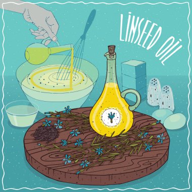 Keten tohumu yağı yemek pişirmek için kullanılan