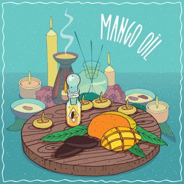 Mango tohumu yağı aromaterapi için kullanılan