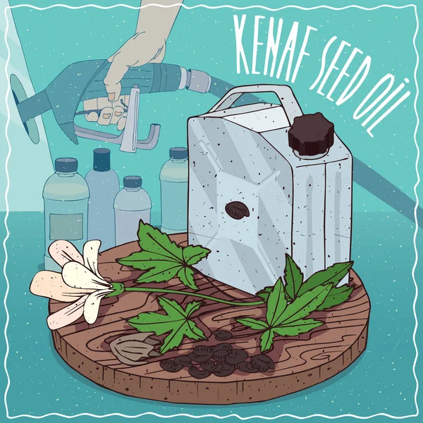 Yakıt üretimi için kullanılan Kenaf tohumu yağı