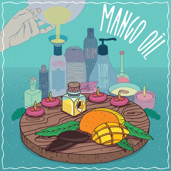 Mango tohumu yağı kozmetik yapmak için kullanılan