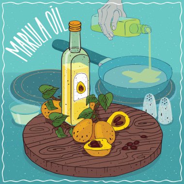 Marula petrol gıda kızartma için kullanılan